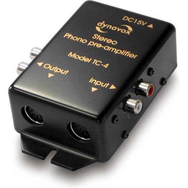 Dynavox TC-4 audio versterker 2.0 kanalen Thuis Zwart, Zilver