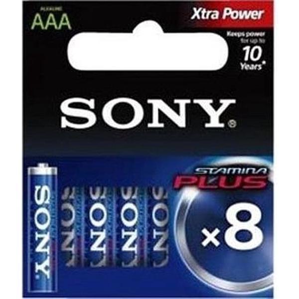 Sony Stamina Plus LR03-AAA x 8 pc Wegwerpbatterij Alkaline