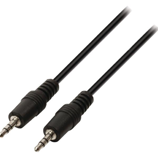 Valueline Jack stereo audiokabel 3,5 mm mannelijk - 3,5 mm mannelijk 1,00 m zwart
