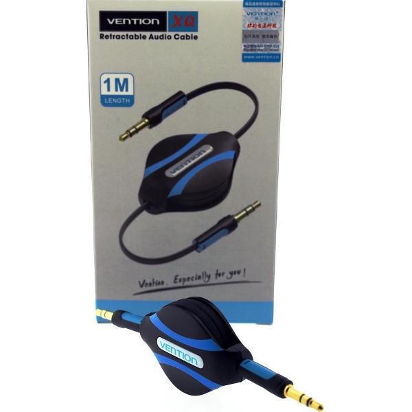 Vention Oprolbare 3,5 mm Aux kabel 1 meter