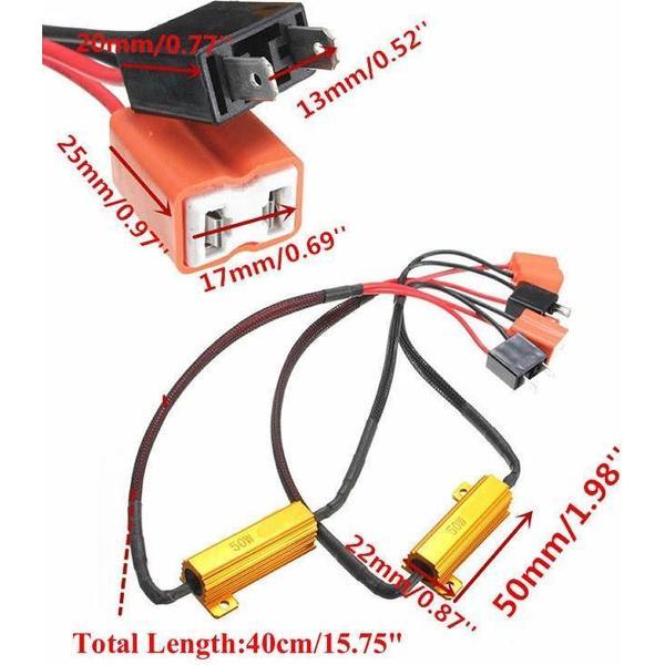 H7 LED canbus kabel t.b.v. artikel 7434053756707