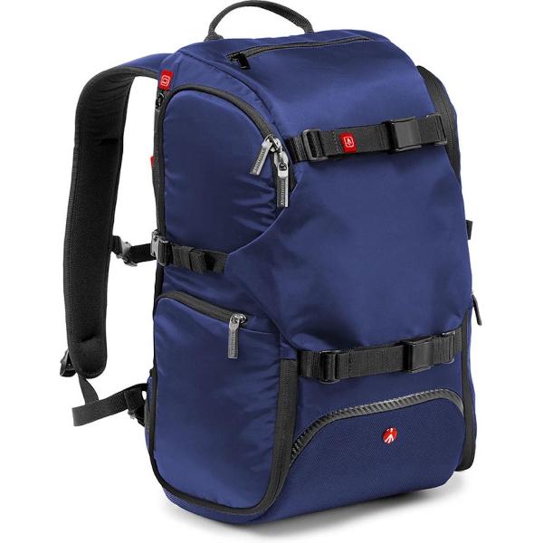 Manfrotto MB MA-TRV-BU cameratassen en rugzakken Rugzakhouder Zwart, Blauw