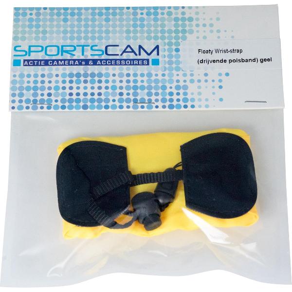 SportsCam Floaty Wrist-strap (drijvende polsband) geel