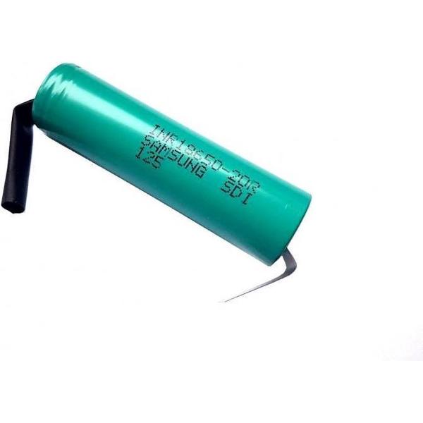 1 Stuk Samsung INR18650-20R 22A 2000mAh U-Soldeerlippen