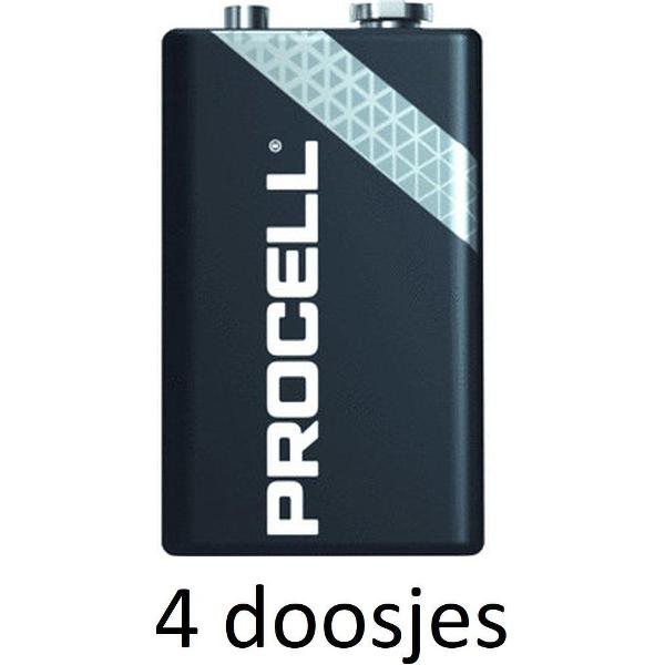 4x Procell Alkaline 9V/6LR61 10 pack -