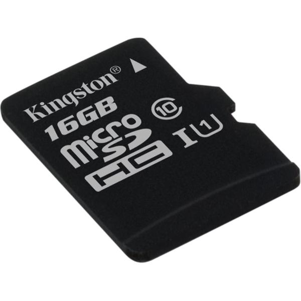 Kingston Micro SDHC Class 10 UHS-I Card 16 GB Single Pack w/o Adapter