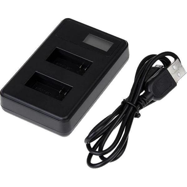 Captec Dual 4 LCD - GoPro Charger met display
