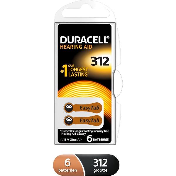 Duracell Duralock Hearing Aid 312 bruin