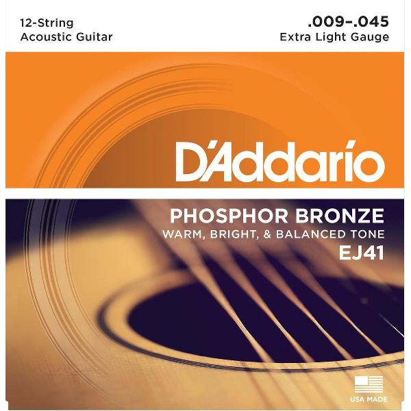 EJ41 09-45 12-string Phosphor Bronze Extra Light