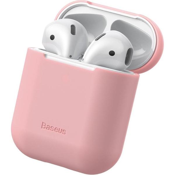 Baseus Silicone Case voor Apple AirPods - Roze