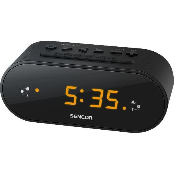 Sencor SRC 1100 - Klok Radio - Zwart