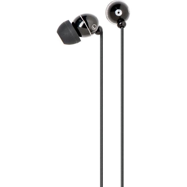 Azuri handenvrij stereo hoofdtelefoon - zwart - 3.5 mm - universeel