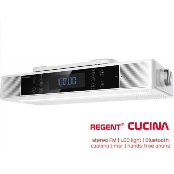 Ferguson Regent Cucina - Bluetooth keukenradio met timer - Wit
