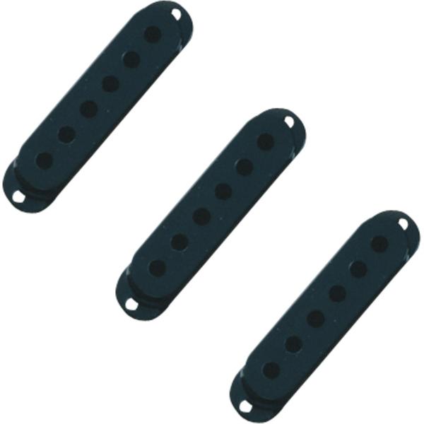 Pickup Cover Stratocaster zwart, 3 st.