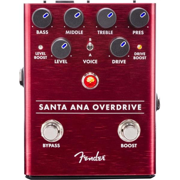 Fender Santa Ana Overdrive - Overdrive - Rood