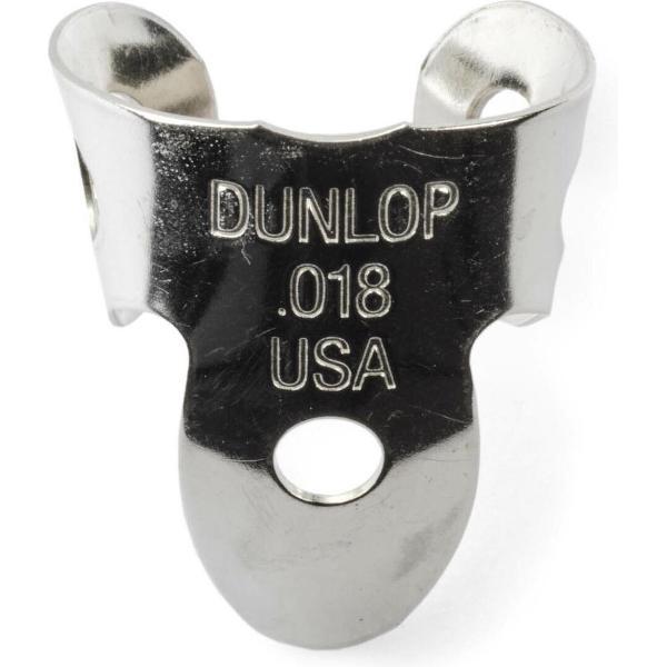 Dunlop RVS vingerplectrum 3-Pack 0.018 plectrum
