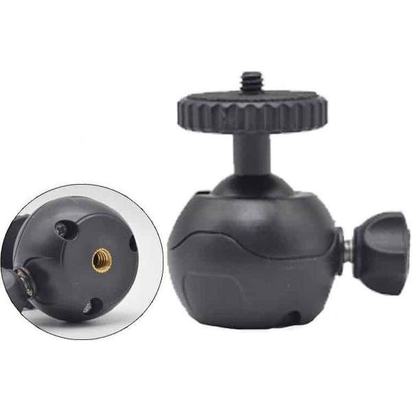 BH-907 Mini Desktop Aluminium Statief Mini Ball Head 360 Graden Pan 90 Graden Tilt Statief
