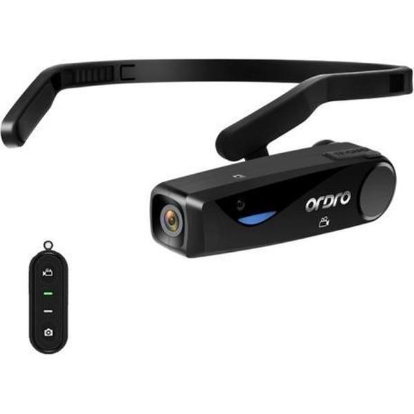 ORDRO EP5 WIFI APP Live Video Slimme hoofdgemonteerde sportcamera met afstandsbediening (zwart)