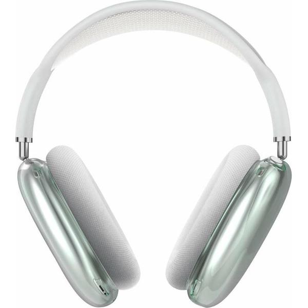 Airpods Max Headset Cover Case - Siliconen Transparant Groen | Watchbands-shop.nl