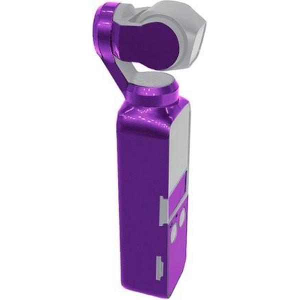 2 STUKS Fluorescerende kleur Waterproof All-surround zelfklevende sticker voor DJI OSMO Pocket (paars)
