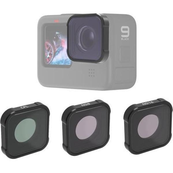 JSR KB-serie CPL + ND8 + ND16 lensfilter voor GoPro HERO9 Black