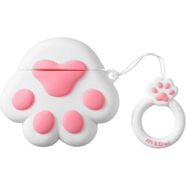 Airpods Hoesje | Airpods Case | Dieren | Honden Pootje | Wit | Vaderdag Kados | Vader Cadeautjes | Geschenk