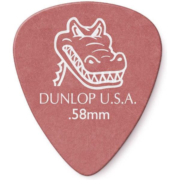Dunlop Gator Grip 0.58 mm Pick 6-Pack standaard plectrum