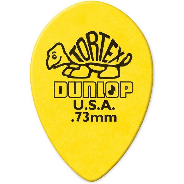 Dunlop Tortex Small Teardrop Pick 0.73 mm 6-pack plectrum