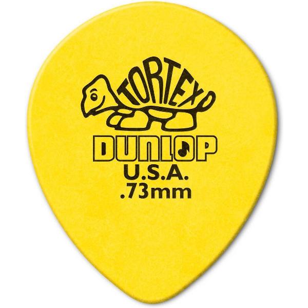 Dunlop Tortex Teardrop Pick 0.73 mm 6-pack plectrum