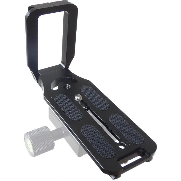L Shape Universele Aluminium Quick Release Plate Beugel Arca Swiss compatible 1/4 schroef