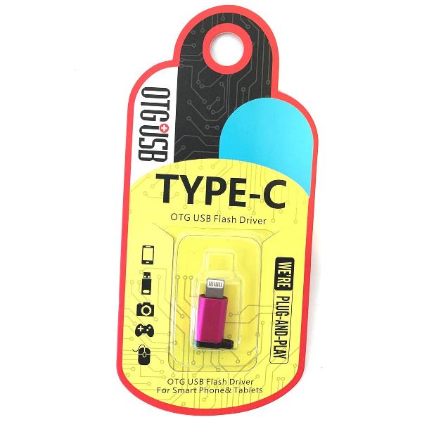 Lightning naar Micro USB adapter | Lightning naar Micro USB | OTG Micro USB | OTG Micro USB Adapter iPhone | OTG Micro naar iPhone Lightning - PAARS
