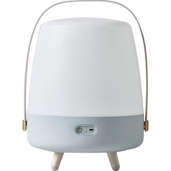 Kooduu Lite-Up PLAY Sky Blue - Draadloze Bluetooth Speaker en Deense Design LED- Lamp in één - tot ruim 10 uur wireless muziek streamen