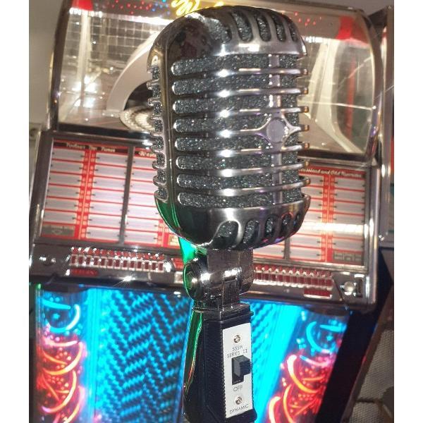 Tip top vintage audio Retro microfoon chroom