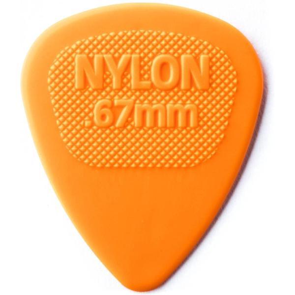 Dunlop Nylon Midi Standaard Pick 6-Pack 0.67 mm Plectrum
