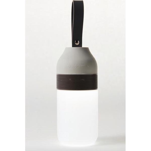 POUT EARS2 Portable Outdoor Bluetooth Speaker met LED Lantaarn Grijs