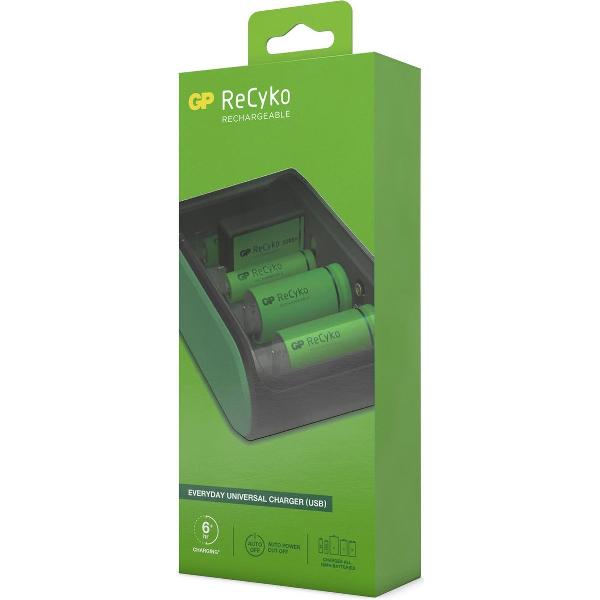 GP Batteries GPB631-2B1 Batterijlader NiMH AAA (potlood), AA (penlite), C (baby), D (mono), 9 V (blok)