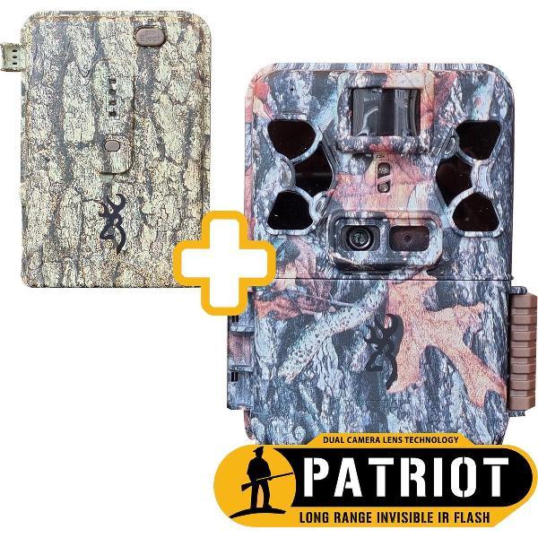 Browning Voordeelpakket - PATRIOT + Power Pack - 24MP - wildcamera