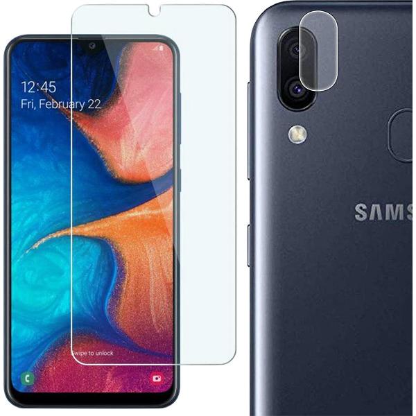 Samsung A20e Screenprotector - Samsung Galaxy A20e Screen Protector Glas en Samsung A20e Screenprotector Camera