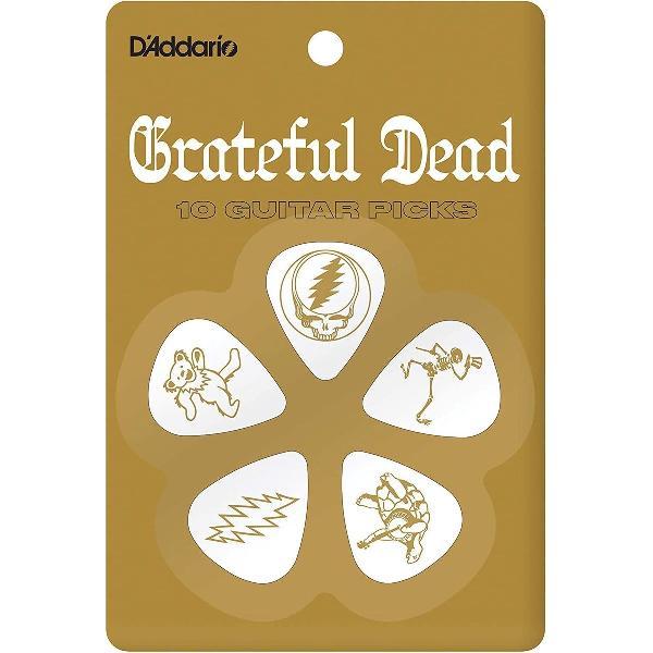D'Addario Grateful Dead Plectrum 10-pack Medium 0.70 mm