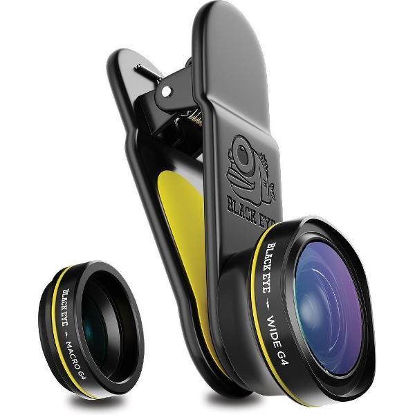 Zwarte HD Combo Smartphone Lens
