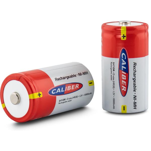 Caliber BAT-DR - D-formaat oplaadbare batterijen