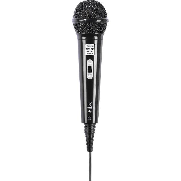 Vivanco DM 10, Dynamic microphone (mono) Zwart