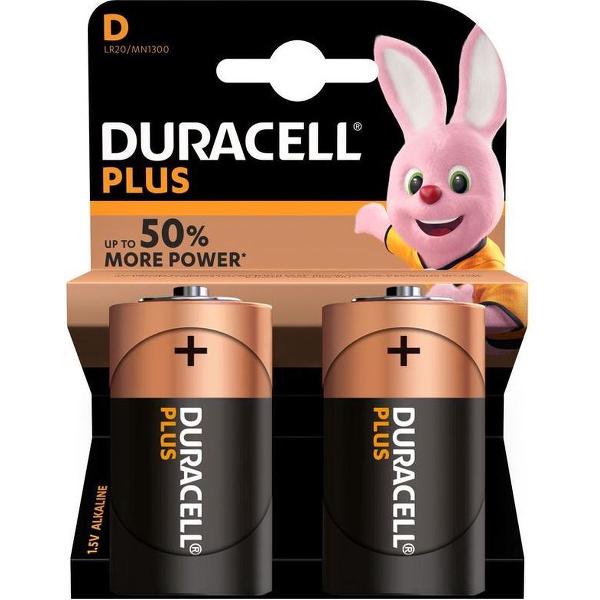 Duracell D Plus Power Alkaline Batterij