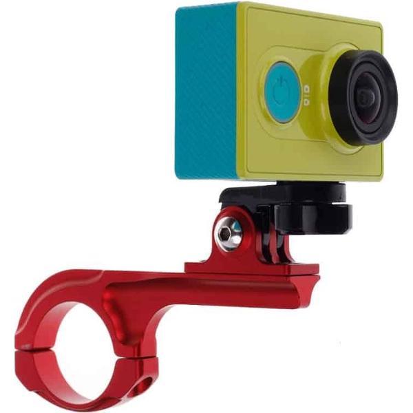Fietsstuur Houder met Connector Mount voor Xiaomi Yi Sport Camera (XM34) (Rood)