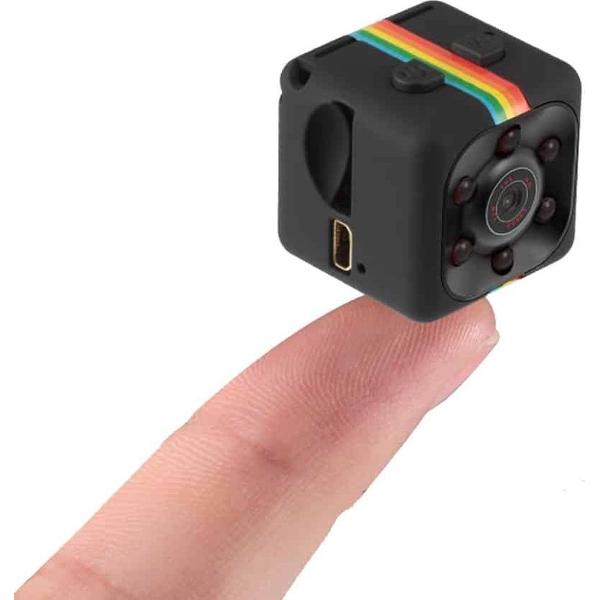 SQ11 Mini DV HD 1080 P 2MP Sport Recorder Camera met houder, Ondersteuning Monitor Detectie & IR Nachtzicht & TF-kaart (zwart)