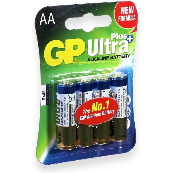 GP Ultra Plus Alkaline AA Mignon penlite, blister 4