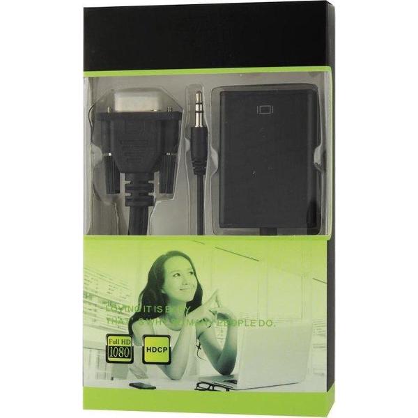 VGA (+audio) naar HDMI Adapter Kabel