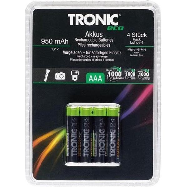 Oplaadbare batterijen AAA 4stuks - 950mAh