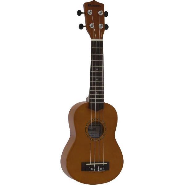 DIMAVERY UK-200 ukelele muziekinstrument, soprano, braun