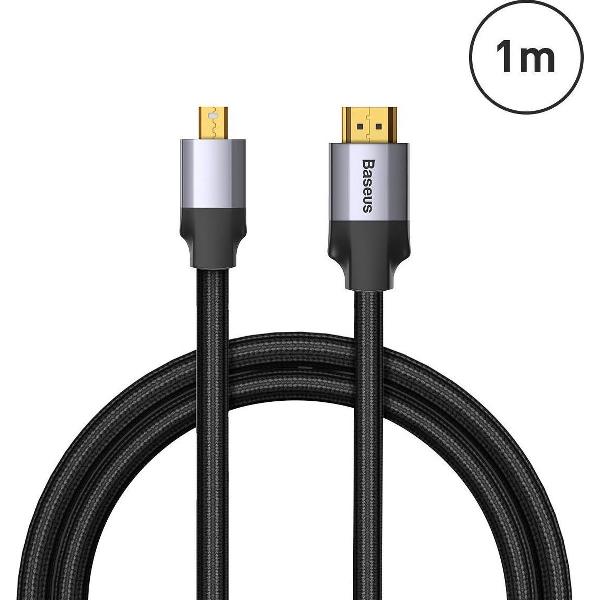 @60Hz 4K Mini Displayport (Thunderbolt) naar HDMI 2.0 Kabel / Adapter / Converter Mini Display Port To HDMI (Male) Voor Apple / Mac / Macbook - 1 meter
